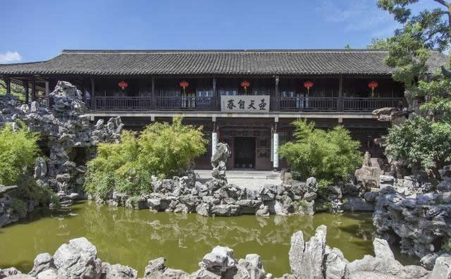 中式庭院假山设计制作及假山风水